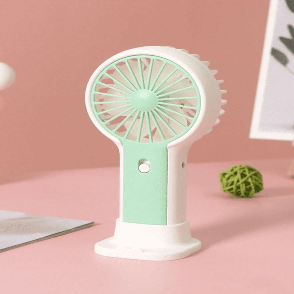 GENERICO - Mini ventilador portatil recargable aireador de mano FK15-83