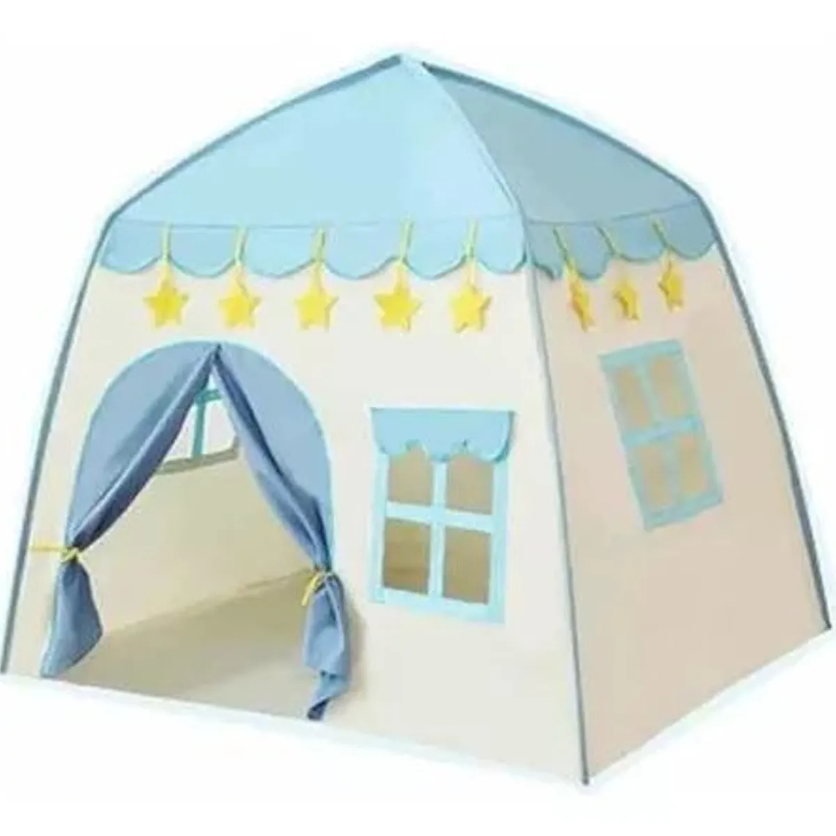 BABY ON - Carpa Castillo Casa Infantil De Niñas Y Niños Azul