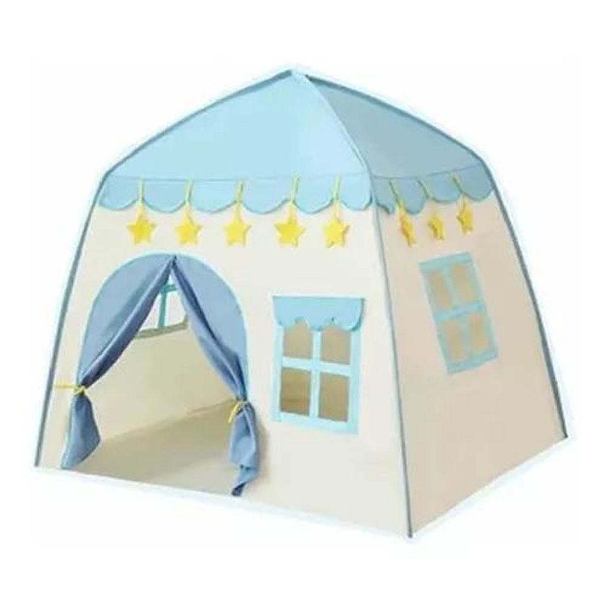 BABY ON - Carpa Castillo Casa Infantil De Niñas Y Niños Azul