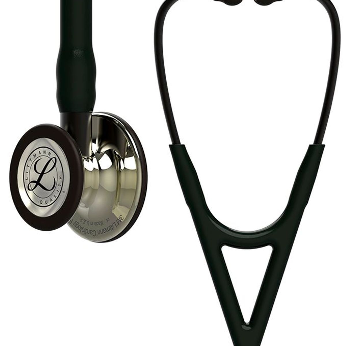 LITTMANN - Fonendoscopio Littmann Cardiology 4 Black Champaña ref. 6179