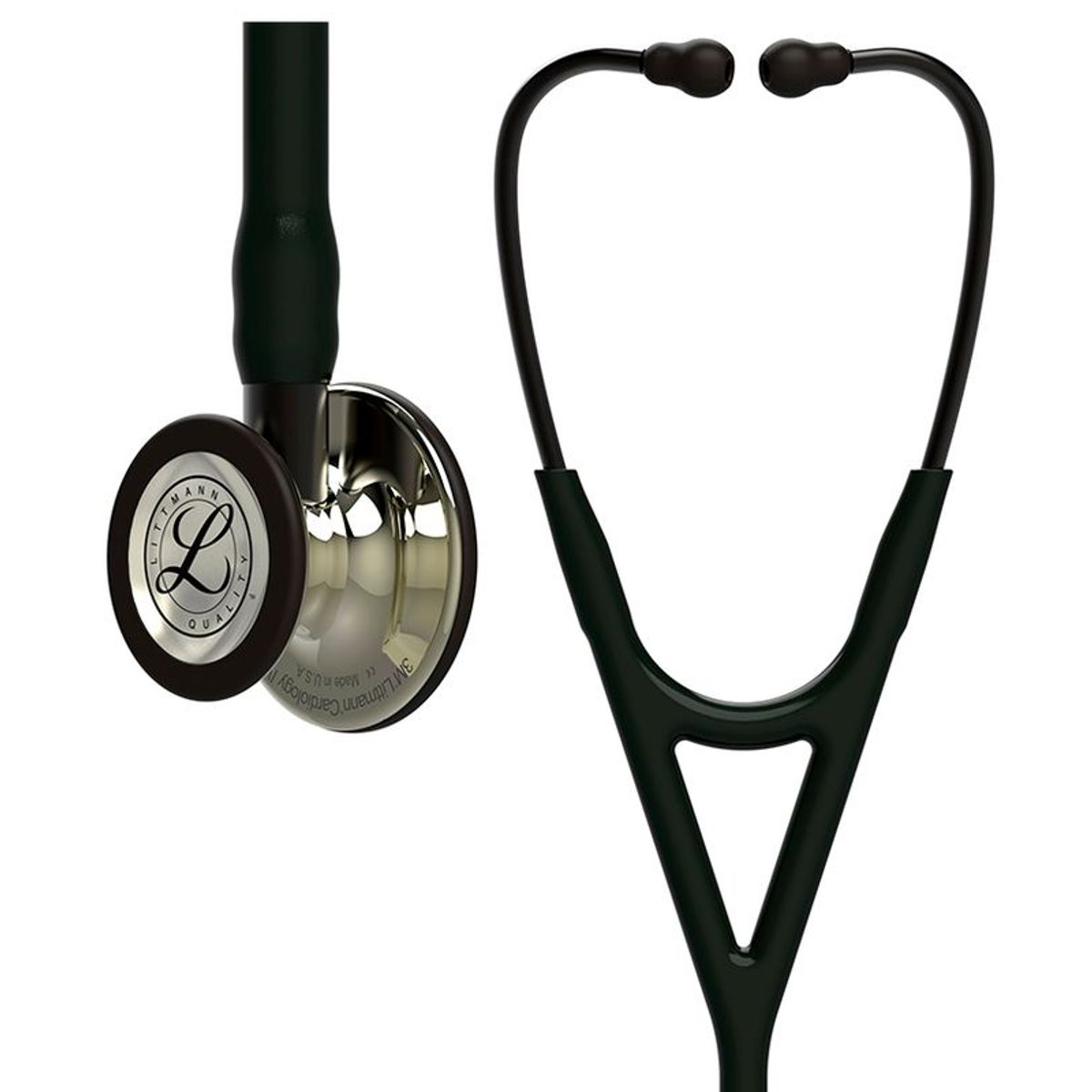 LITTMANN - Fonendoscopio Littmann Cardiology 4 Black Champaña ref. 6179