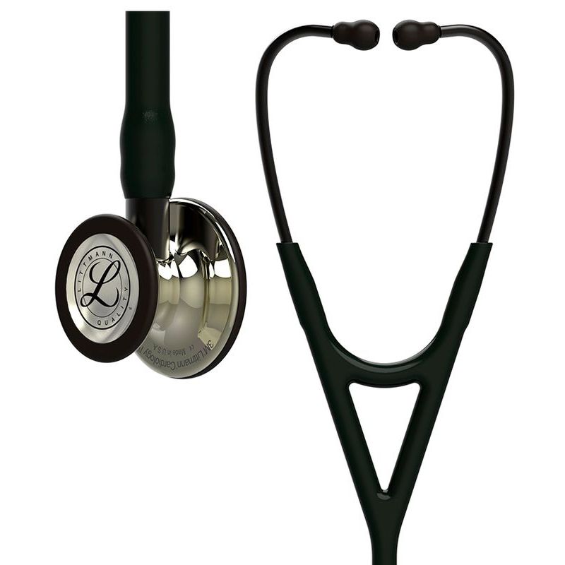 LITTMANN - Fonendoscopio Littmann Cardiology 4 Black Champaña ref. 6179