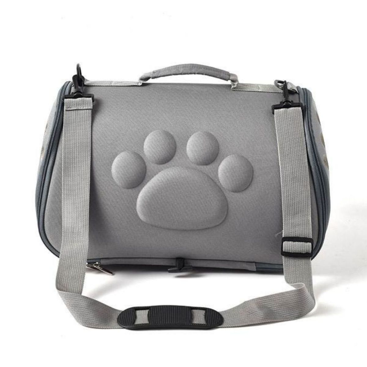AFM - BOLSO CARGADOR PLEGABLE MASCOTAS HUELLA TALLA L