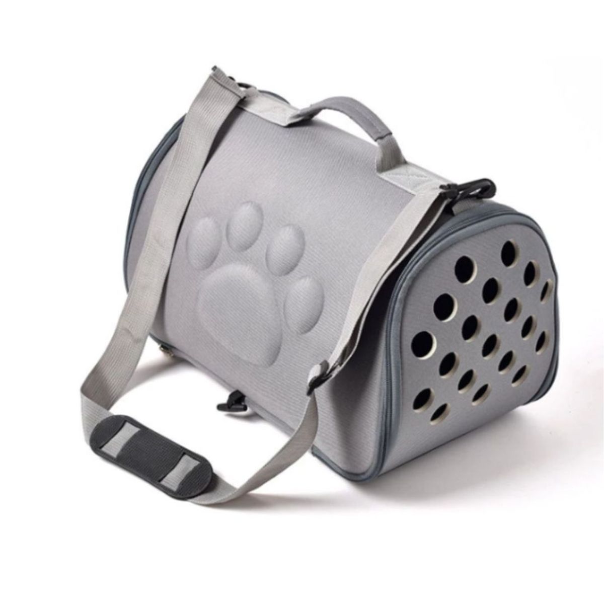 AFM - BOLSO CARGADOR PLEGABLE MASCOTAS HUELLA TALLA L