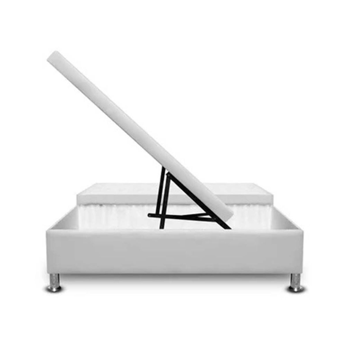 MAGIC CLASS - CAMA BAUL DIVIDIDA  140X190 MICROFIBRA BLANCO