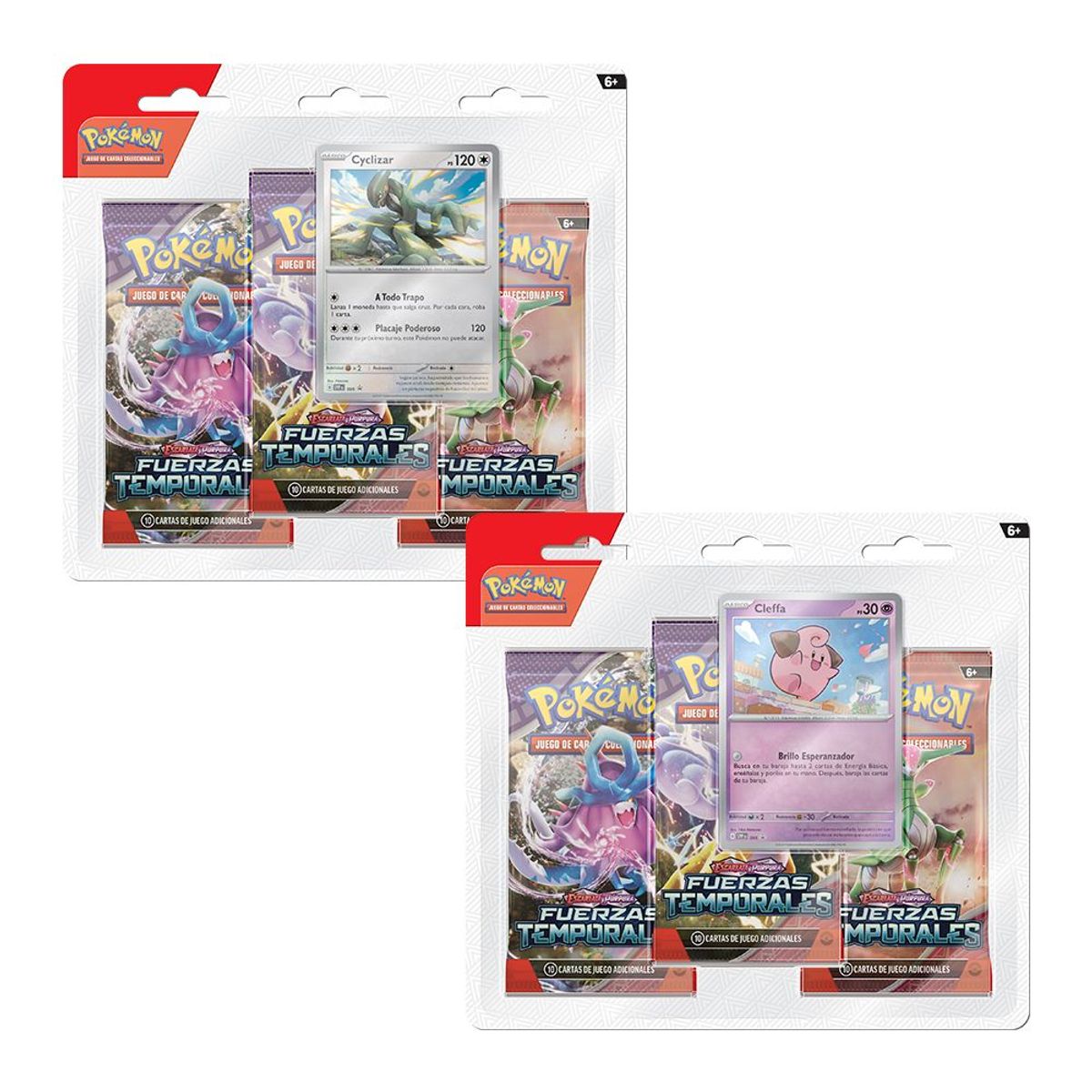 POKEMON - CARTAS DE POKEMON TCG SV-TEMP FORC-3PACK BLIST SPA
