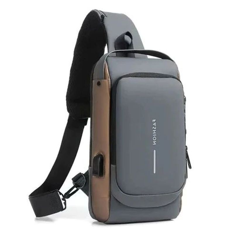 AIRU - Bolso Pechero Para Terciar Antirrobo Mochila y mini Morral