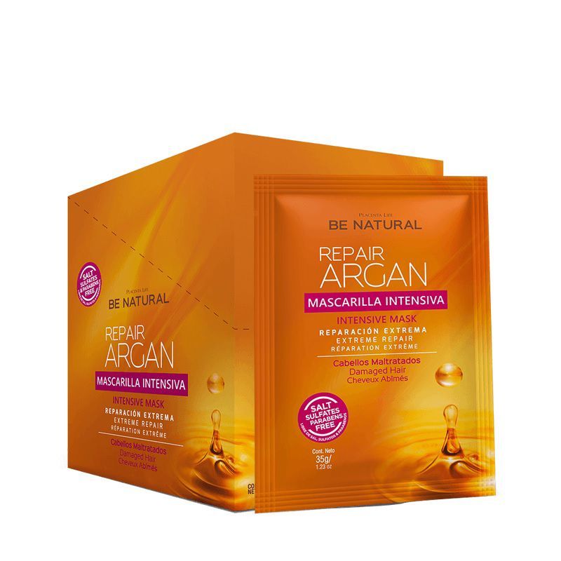 BE NATURAL - Mascarilla Be Natural Repair Argan 35g