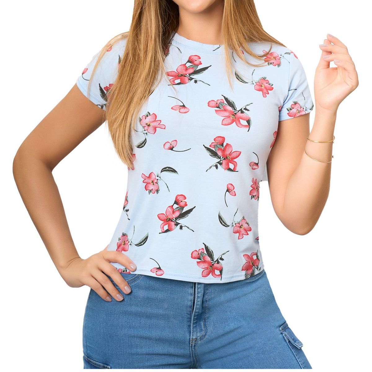 CROYDON - Blusa Lucy Azul Croydon para Mujer