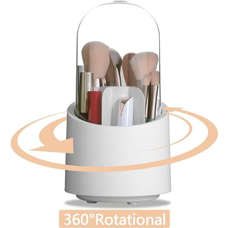 GENERICO - Organizador de maquillaje giratorio multifuncional con tapa FK23D-38