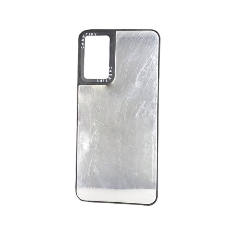 GENERICO - Forro Silicone Case Tify Espejo Compatible con Iphone 13 Dorado