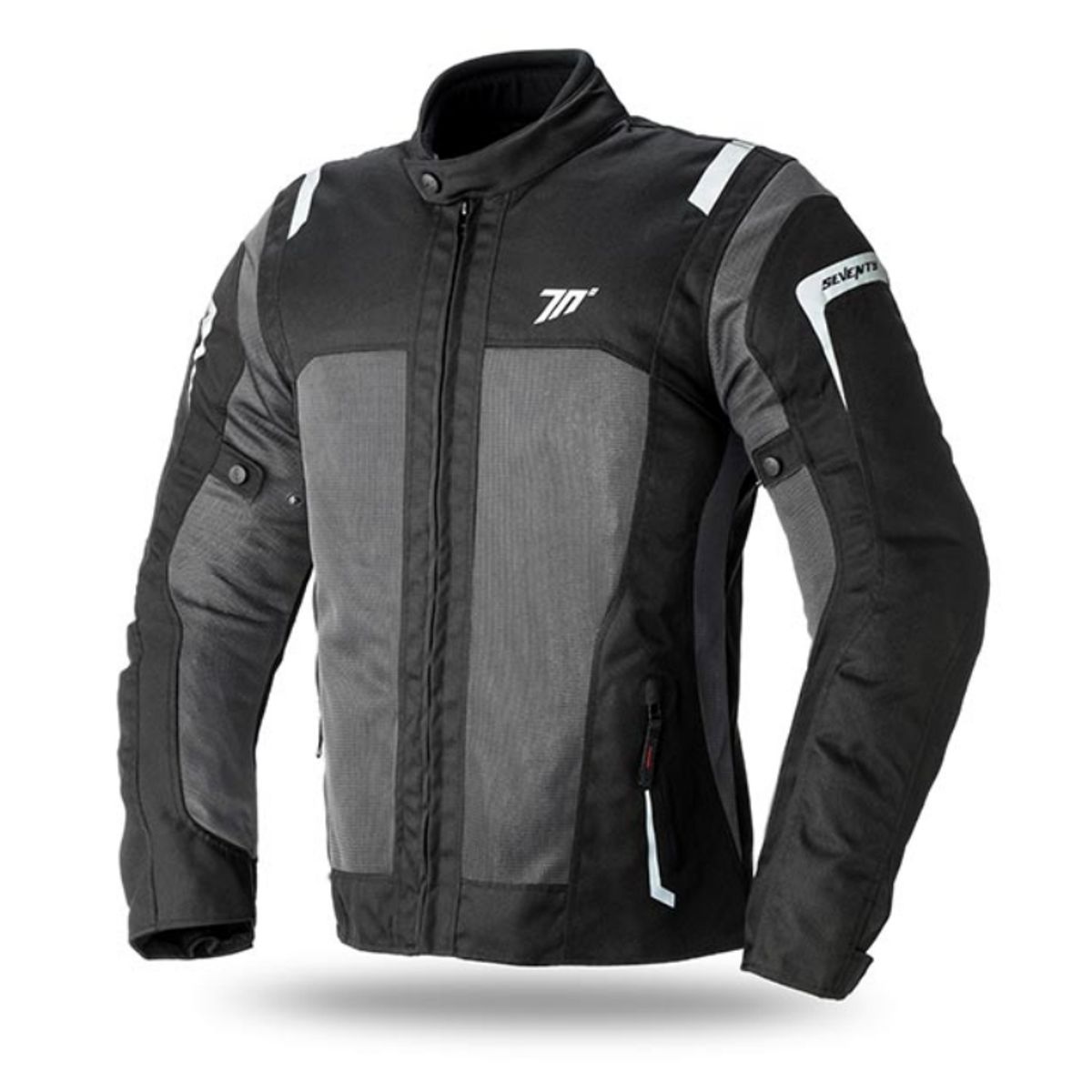 GENERICO - CHAQUETA HOMBRE TOURING NEGRO  GRIS TALLA S
