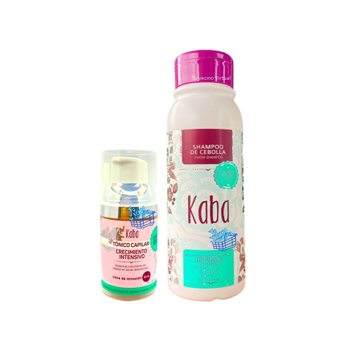 KABA - Shampoo Kaba + Tonico capilar Kaba Tratamiento