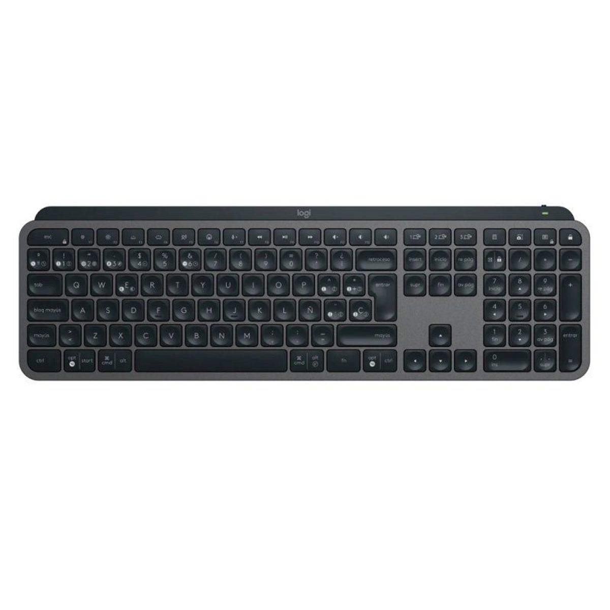 LOGITECH - Teclado Logitech Master Series Mx Keys S Inalámbrico iluminado