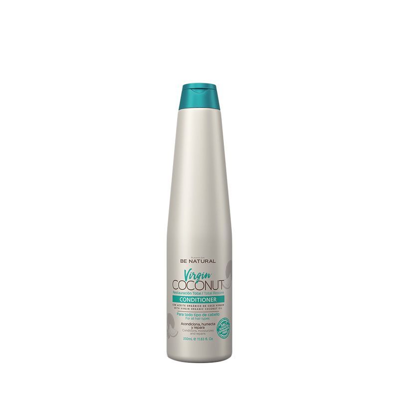 BE NATURAL - Acondicionador Be Natural Virgin Coconut Restauración 350ml