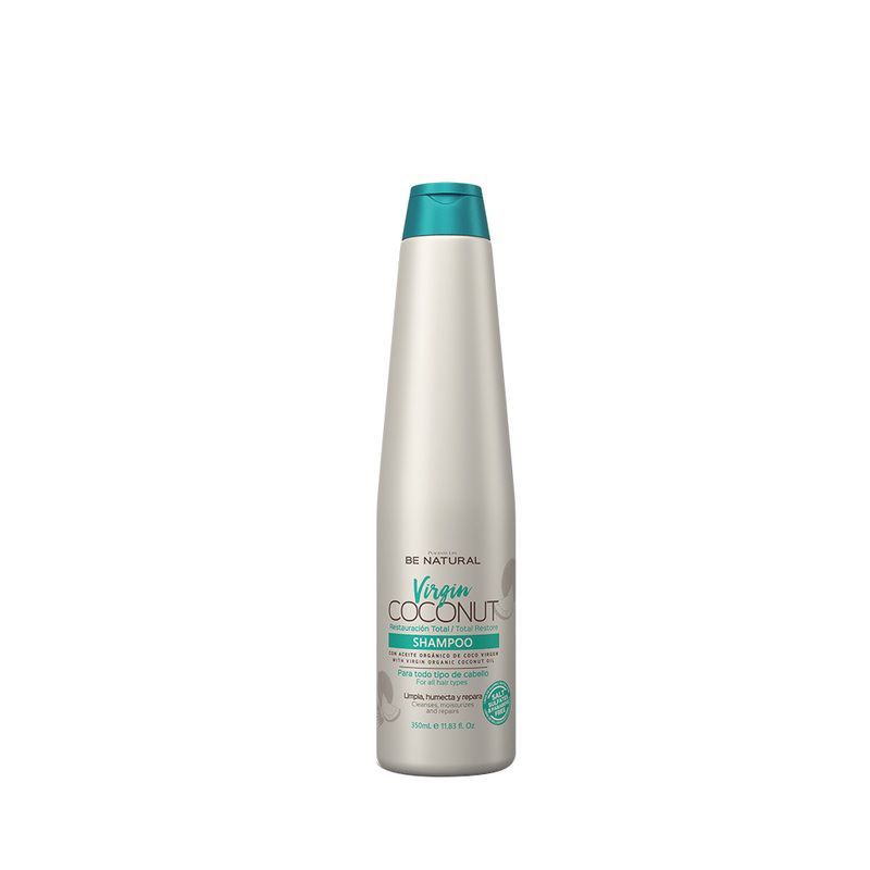 BE NATURAL - Shampoo Be Natural Virgin Coconut Restauración 350ml