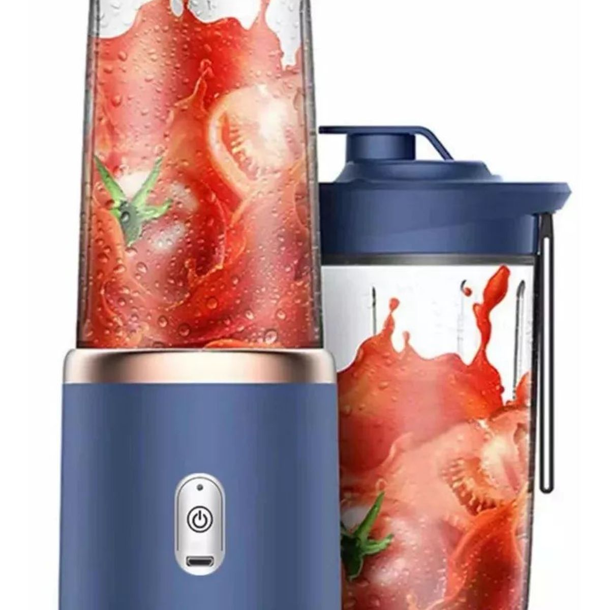 GENERICO - Mini Licuadora Portátil Recargable 40w de 19cm