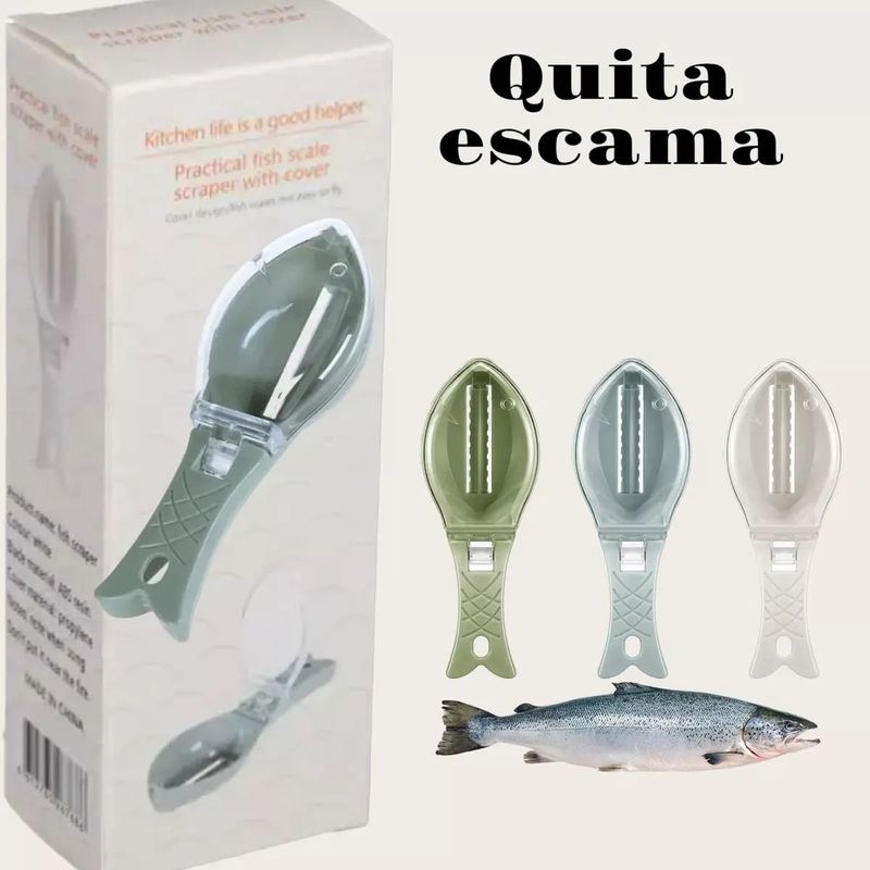 GENERICO - Descamador De Pescado Pelador Escamas Raspador Quita ESCAMA