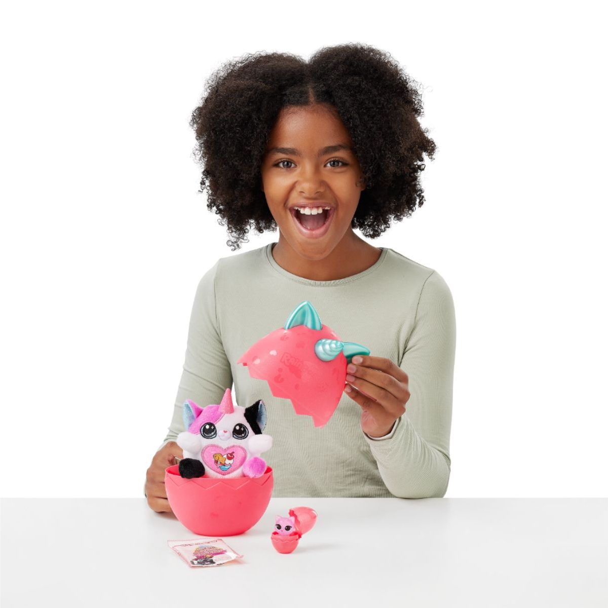 RAINBOCORNS - Peluche Capsula Sorpresa Rainbocorns Sparkle Heart Serie 5