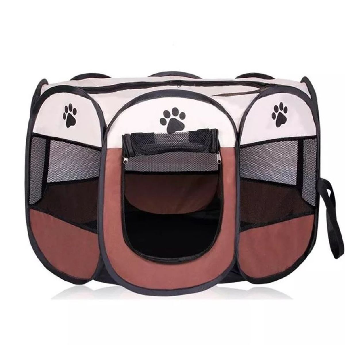 ZHOPI CO - Corral Jaula Plegable Para Mascotas Perros Gatos Portatil