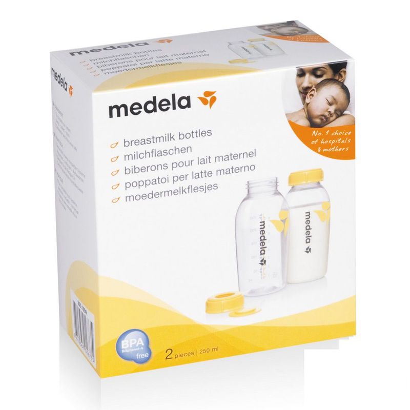 MEDELA - Botella para Leche Materna de 8 Oz. MEDELA.  Libre de BPA