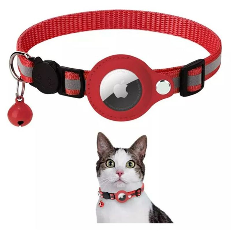 GENERICO - Collar Reflectivo De Mascotas Gargantilla Para Airtag Nailon