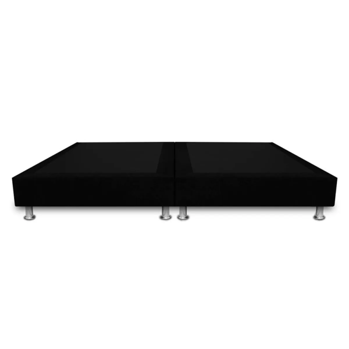 MAGIC CLASS - BASE CAMA DIVIDIDA PREMIUM TOP 160X190 ECOCUERO NEGRO