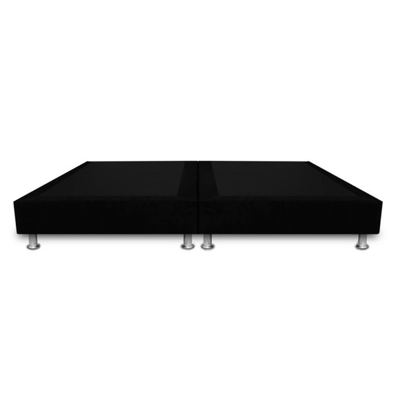 MAGIC CLASS - BASE CAMA DIVIDIDA PREMIUM TOP 160X190 ECOCUERO NEGRO