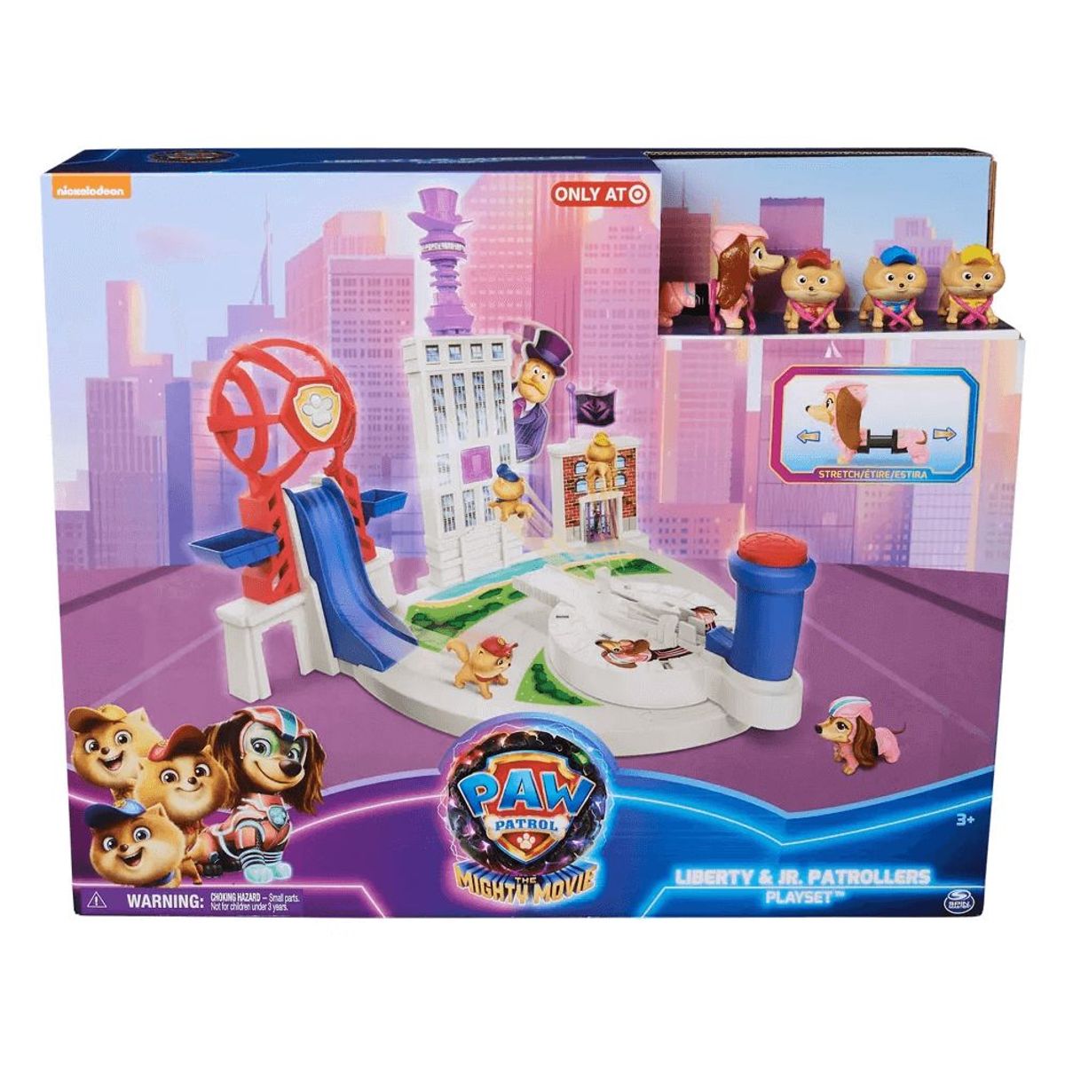 SPIN MASTER - paw patrol mighty movie set de juego liberty  jr patrollers