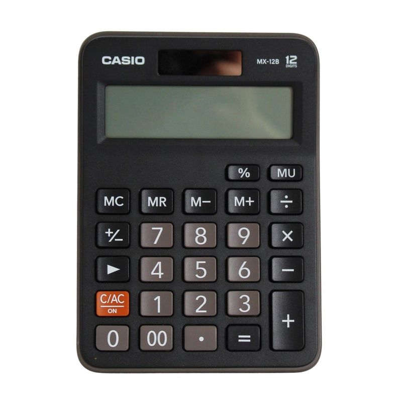 GENERICO - Calculadora Grande 12 Dígitos Visión Clara