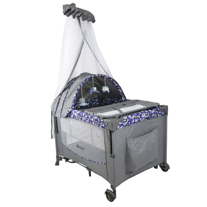 EBABY - Cuna Corral Colecho Ebaby Dacora Azul