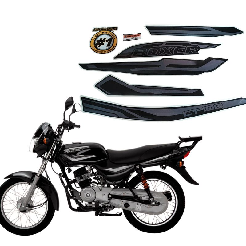 GENERICO - KIT CALCAS BOXER CT 100 COLOR NEGRO