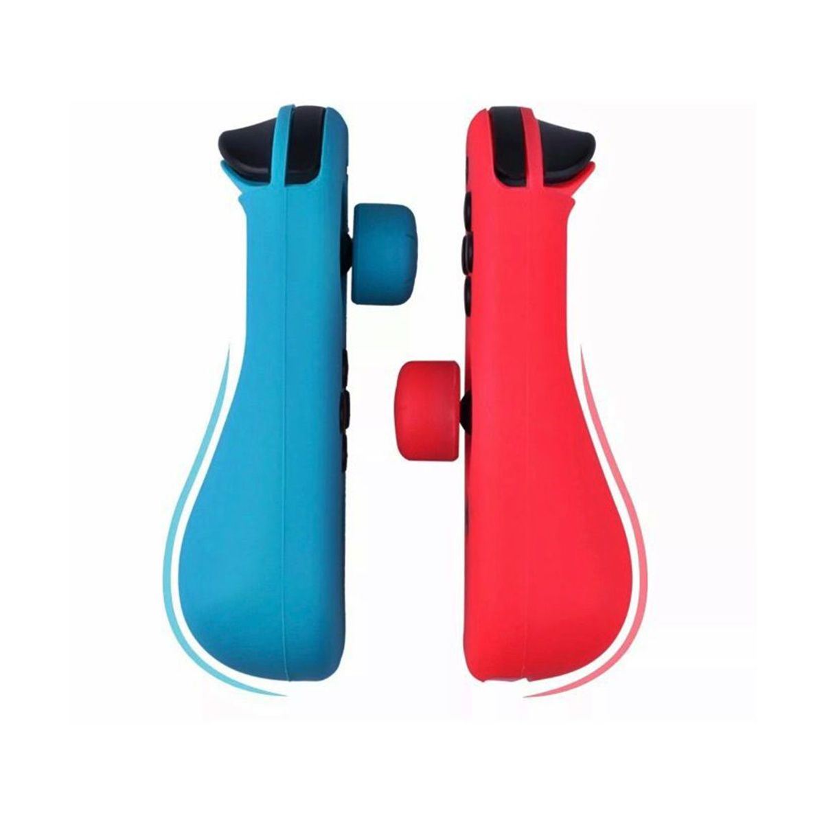 GENERICO - Protector Silicona Joycon + Vidrio Templado Para Switch