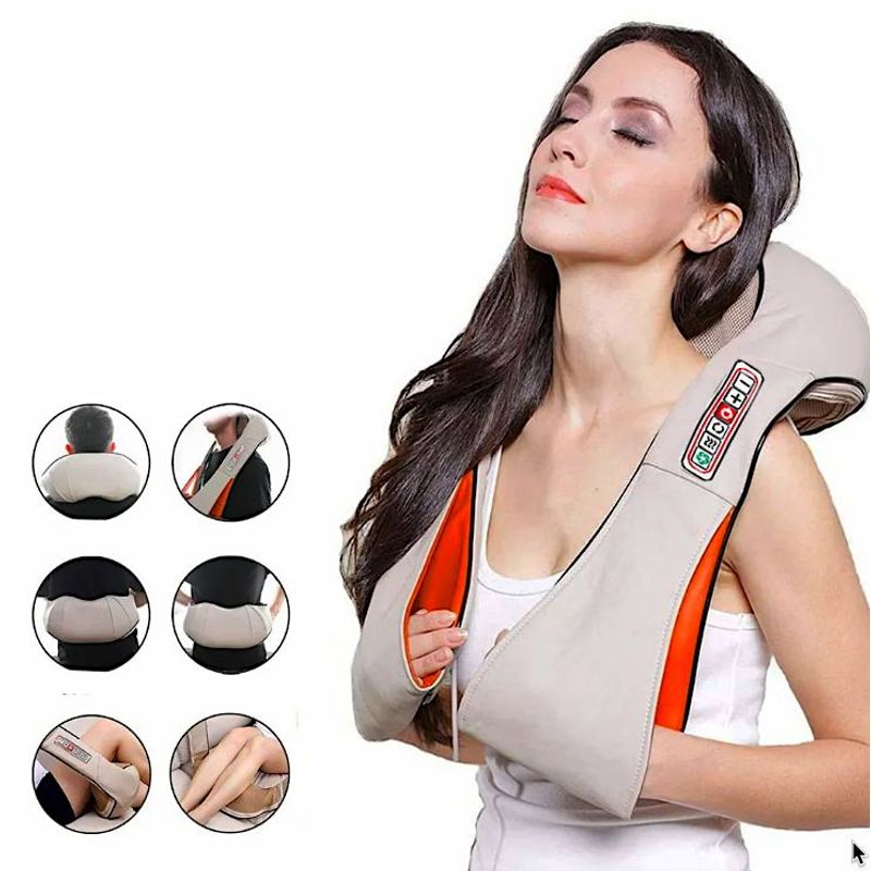 GENERICO - Masajeador Electrico De Cuello y Hombros - Shiatsu