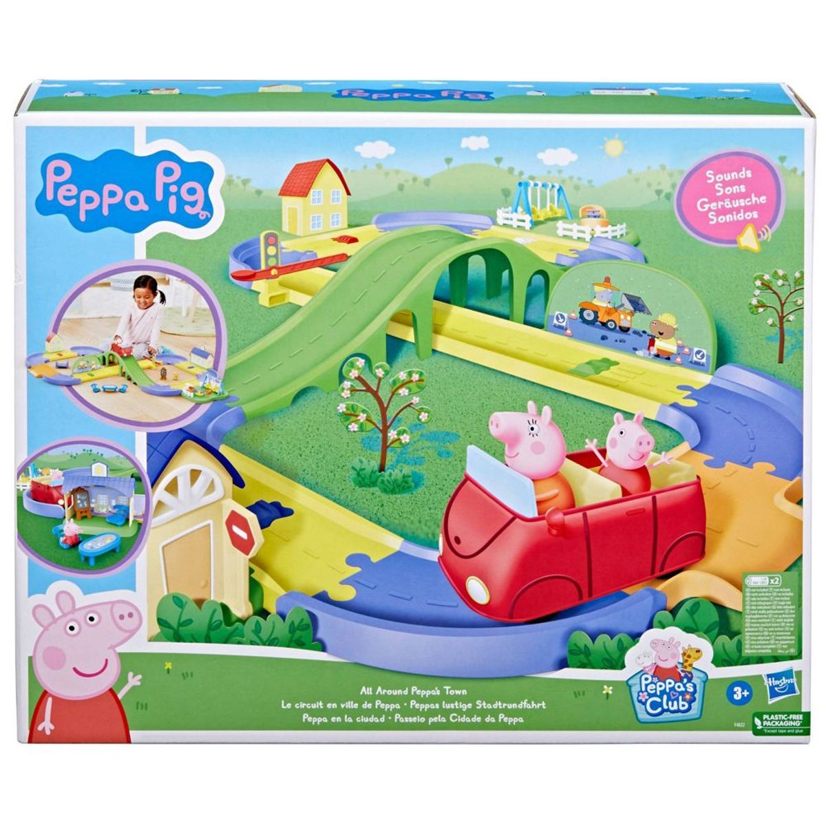 PEPPA PIG - Peppa Pig Pista En La Ciudad Ajustable