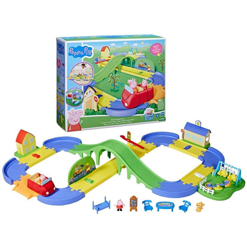 HASBRO - Peppa Pig Pista En La Ciudad Ajustable