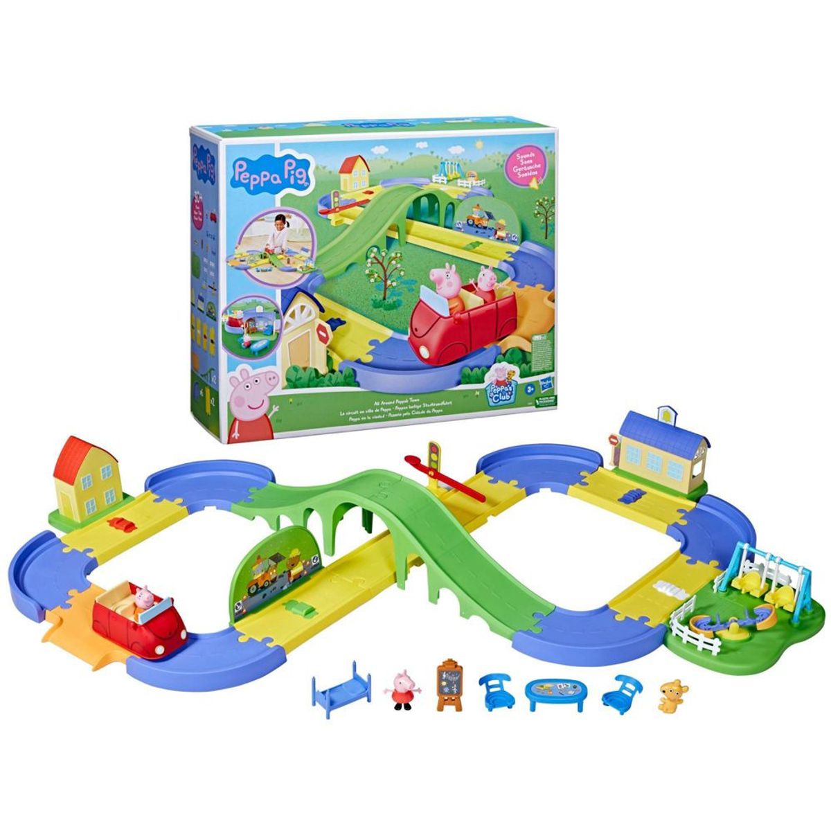 PEPPA PIG - Peppa Pig Pista En La Ciudad Ajustable