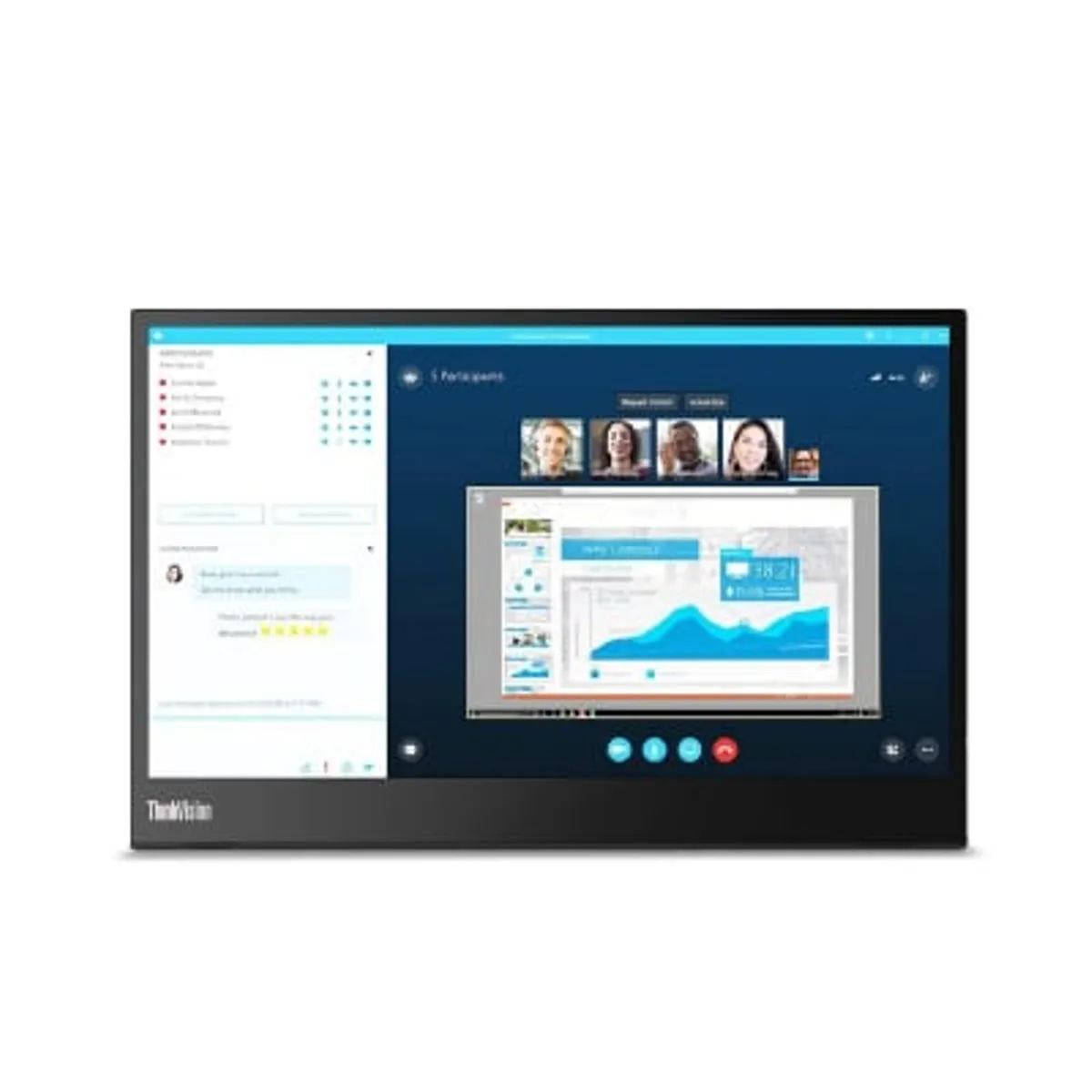 LENOVO - Monitor Lenovo ThinkVision M14