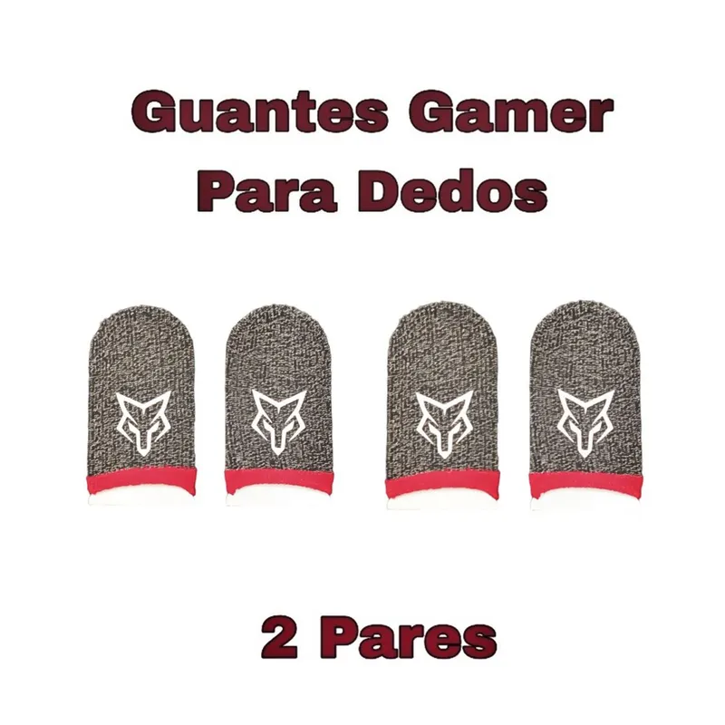 GENERICO - 2 Pares De Guantes / Fundas Para Dedos Gamer De Ultraduracion V2.