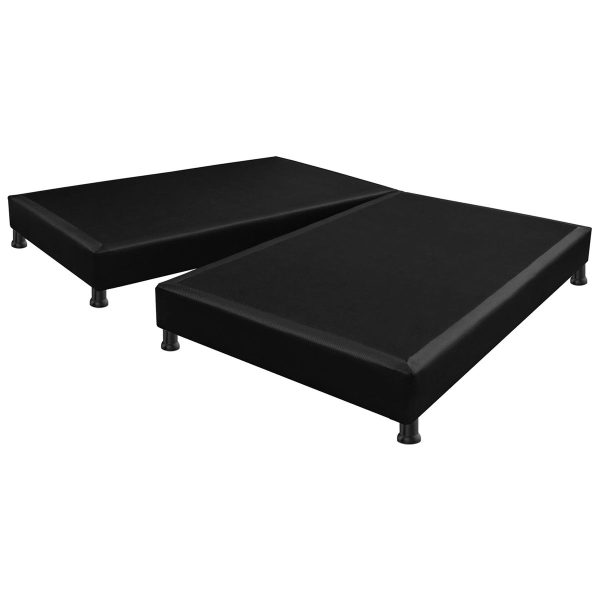 DORMILANDIA - Base cama dividida negra queen 160x190 dormilandia