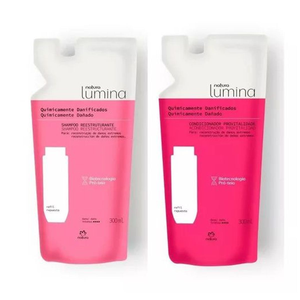 NATURA - Kit set Lumina Cabello Químicamente Dañado Natura