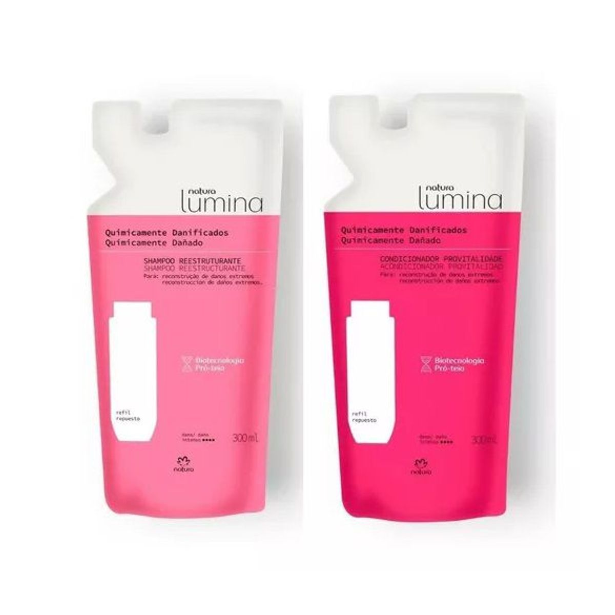 NATURA - Kit set Lumina Cabello Químicamente Dañado Natura