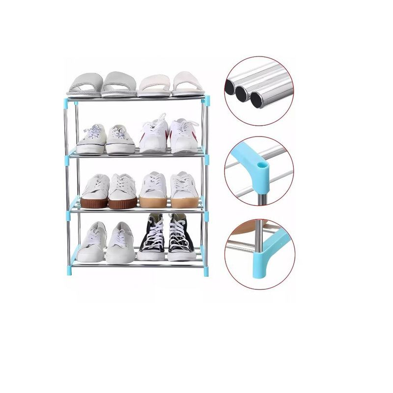 GENERICO - Mueble Organizador de Zapatos4 Niveles Estantes Zapatera
