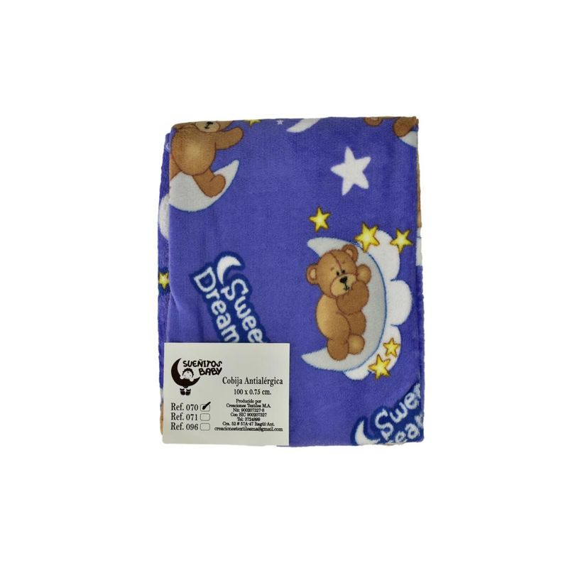 MUNDO BEBE - Cobertor Manta para bebé térmica