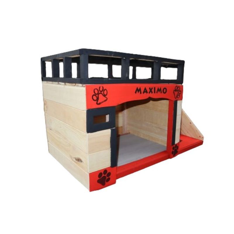 MAOS - Casa Terraza En Pino Para Perros