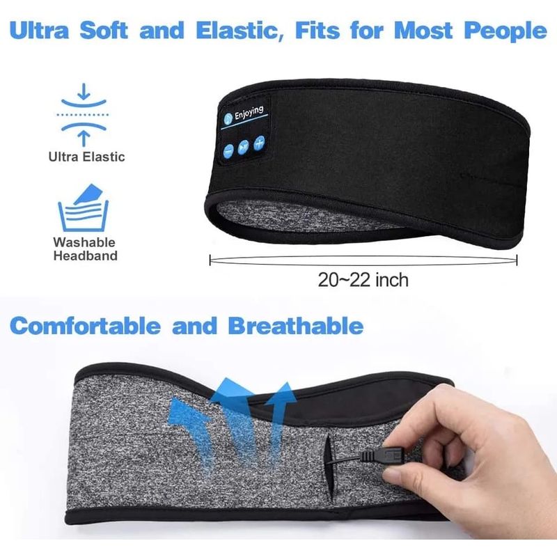 Balaca Diadema Bluetooth Deporte Gym Audifonos Dormir GENERICO