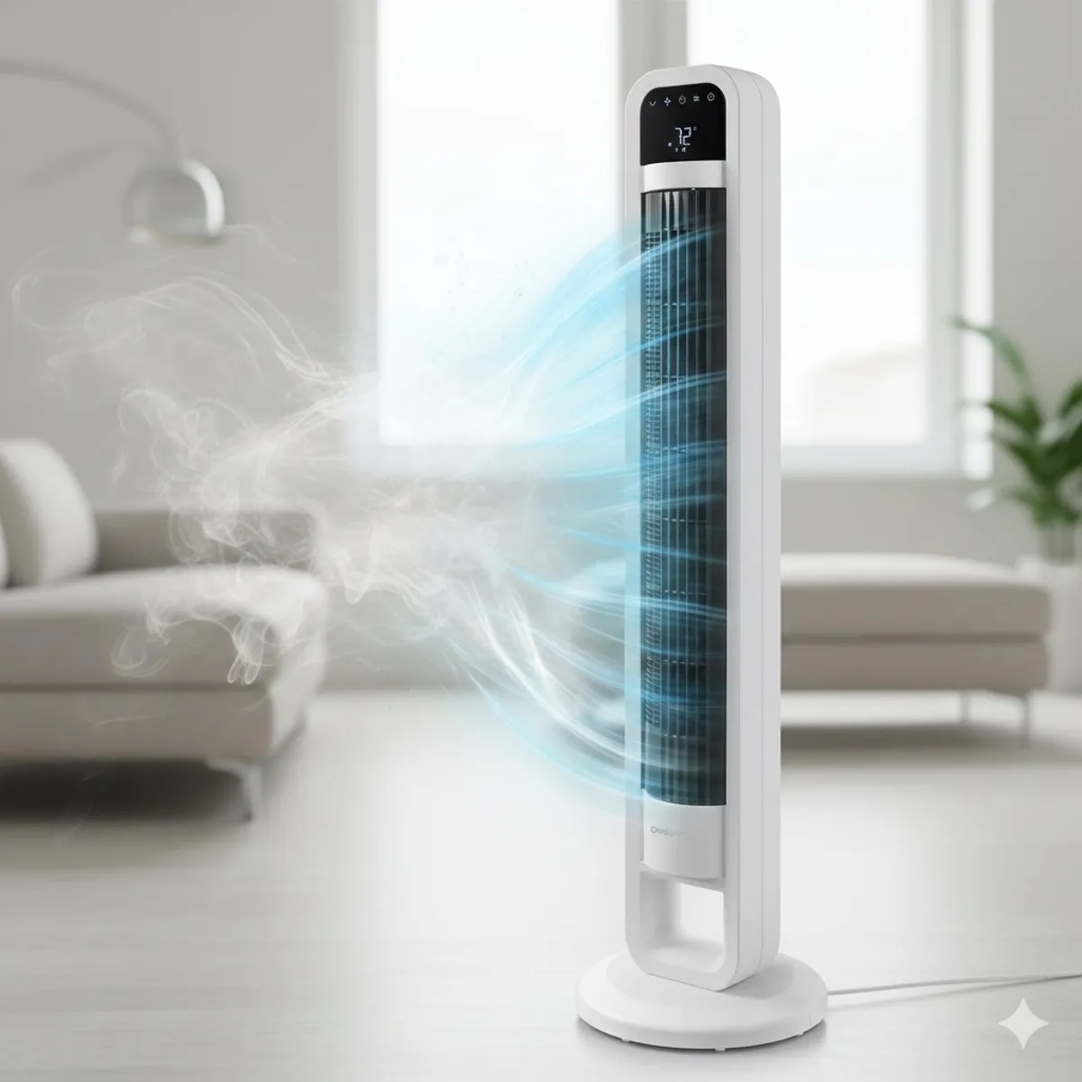 OMNIBLEND - Ventilador de Torre Smart App OmniBreeze Digital 97 cm Control Remoto