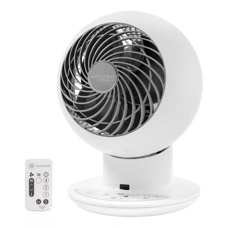 WOOHOO - Ventilador Robot Silencios Oscilante a Control Remoto Woozo