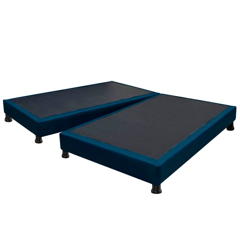 DORMILANDIA - Base cama dividida azul doble 140x190 dormilandia