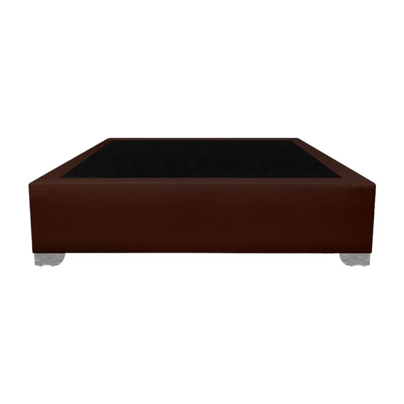 MAGIC CLASS - BASE CAMA PREMIUM TOP 90X190 ECOCUERO CAFÉ